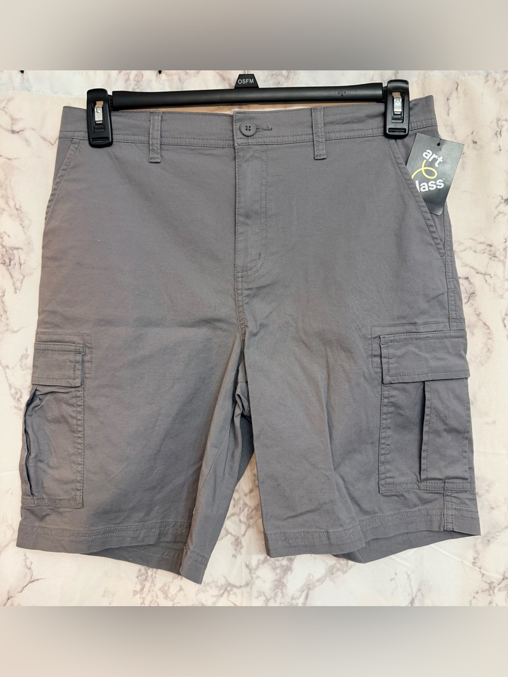 Kids Gray Cargo Shorts - Breathable Everyday Wear